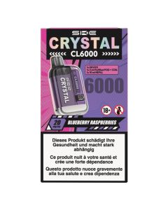 SKE Crystal CL6000 Kit - Blueberry Raspberries 20mg