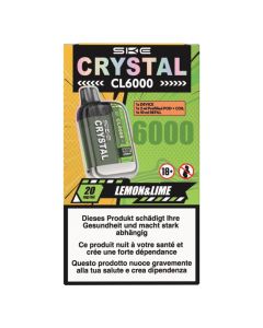 SKE Crystal CL6000 Kit - Lemon Lime 20mg