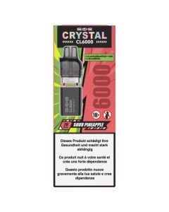 SKE Crystal CL6000 Pod - Sour Pineapple 20mg