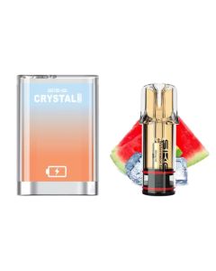 Crystal Plus Amare Starter Kit - Orange Sky Blue - Inkl. 1 Pod Watermelon Ice