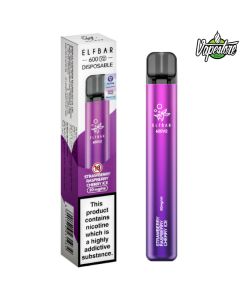 Elfbar 600 V2 - Strawberry Raspberry Cherry Ice 20mg