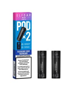 Elfbar 4in1 Pod - Blueberry Sour Raspberry 20mg I 2er Pack