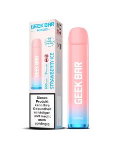 Geek Bar Meloso 600 - Strawberry Ice 20mg