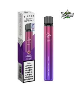 Elfbar 600 V2 - Grape Raspberry 20mg