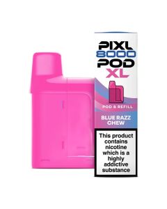 PIXL 8000 Pod - Blue Razz Chew 20mg