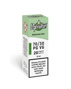 Vapestore Salz Nikotin Shot 20mg 70PG/30VG