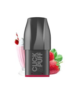X-Bar Click & Puff Vorgefüllte Pods - Strawberry Milkshake